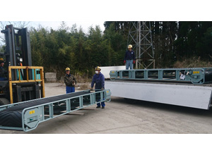 コンベア納品据付工事